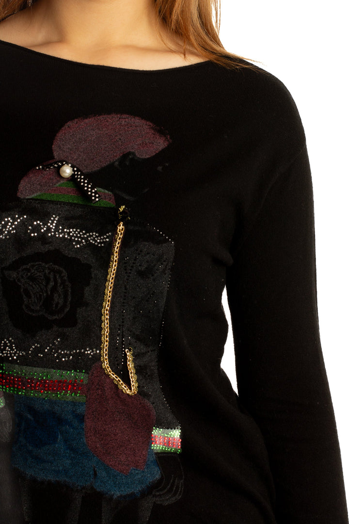 Blusa Lola negro, detalle 5 – ClosetRehab