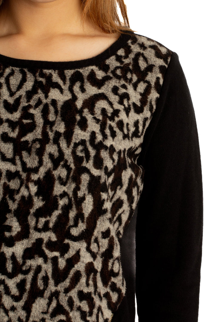 Suéter Ann Taylor negro, detalle – ClosetRehab