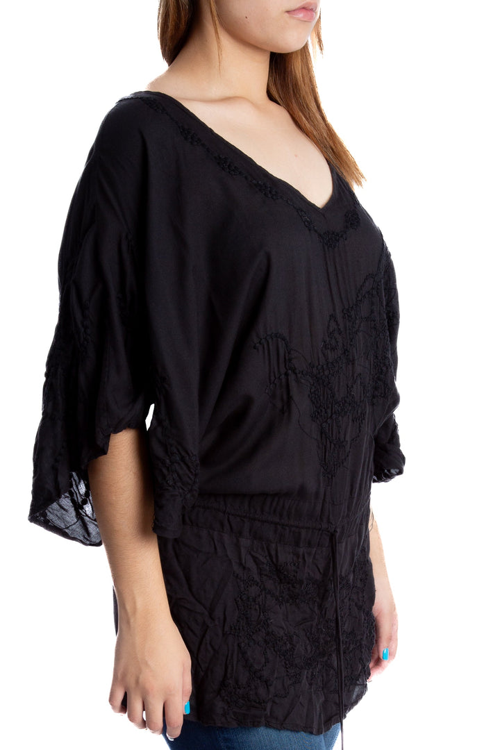 Blusa Vix Paul Ahermanny negro, vista posterior – ClosetRehab