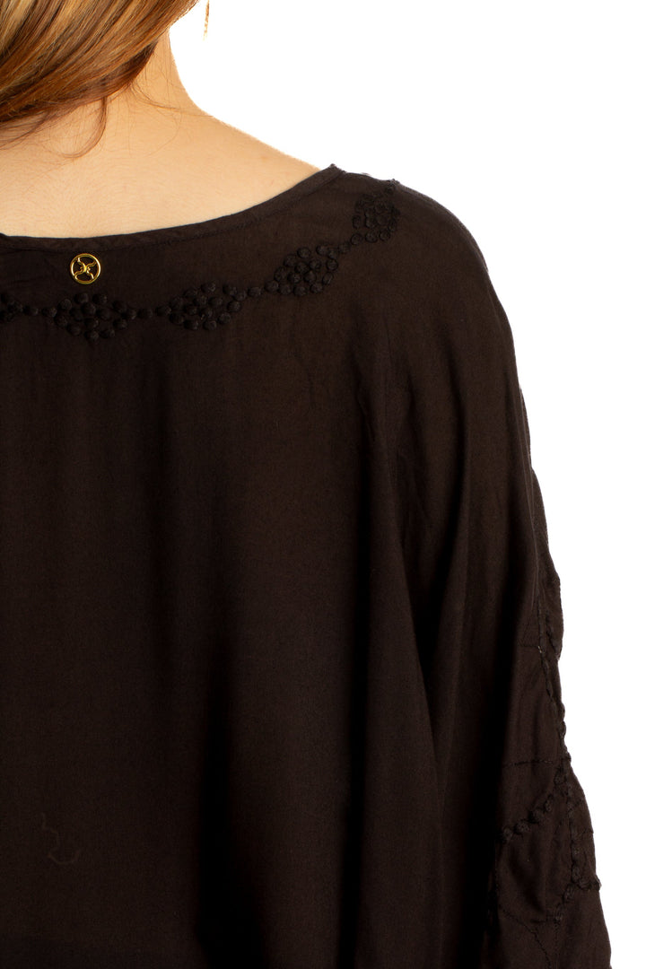 Blusa Vix Paul Ahermanny negro, detalle 6 – ClosetRehab