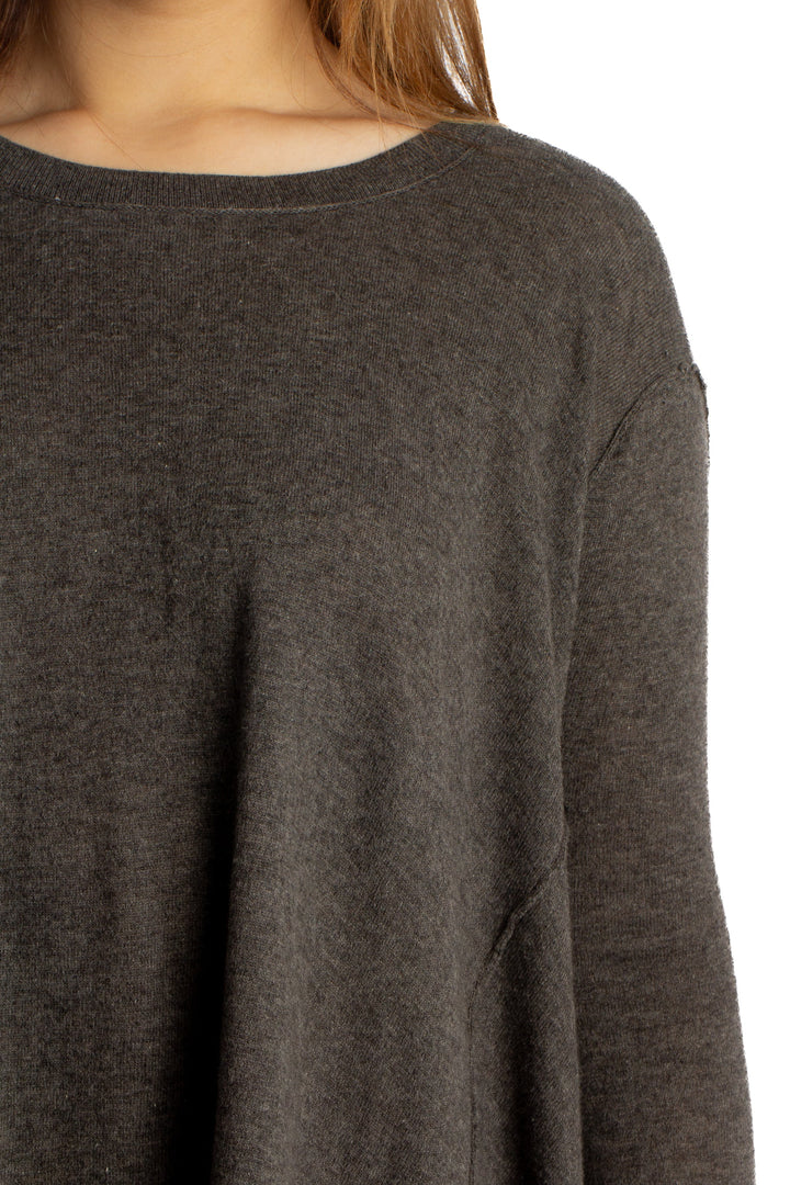 Suéter All Saints gris, detalle – ClosetRehab