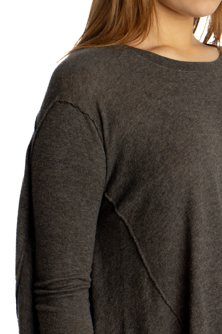 Suéter All Saints gris, detalle 5 – ClosetRehab