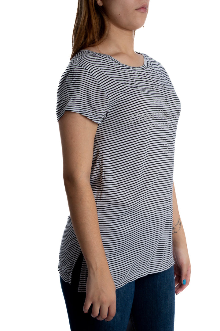 Blusa Calvin Klein Jeans blanco, vista posterior – ClosetRehab