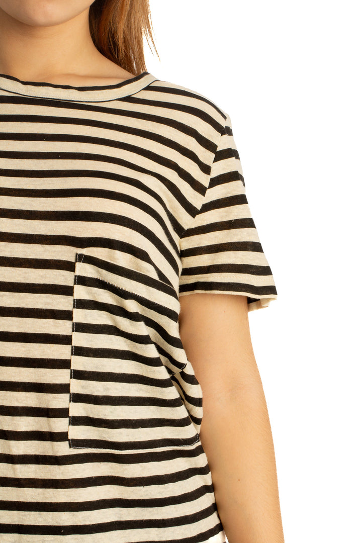 Blusa Current Elliot beige, detalle – ClosetRehab