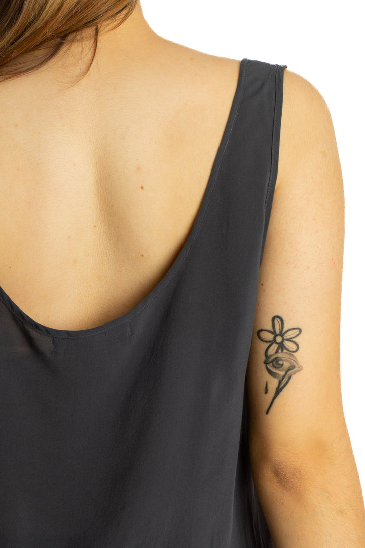 Blusa BCBG Generation azul, detalle 8 – ClosetRehab
