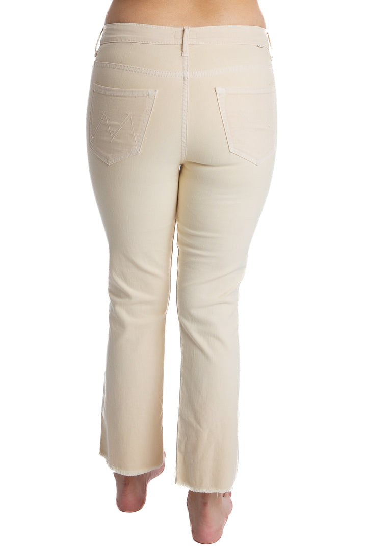 Jeans Mother beige, vista lateral – ClosetRehab