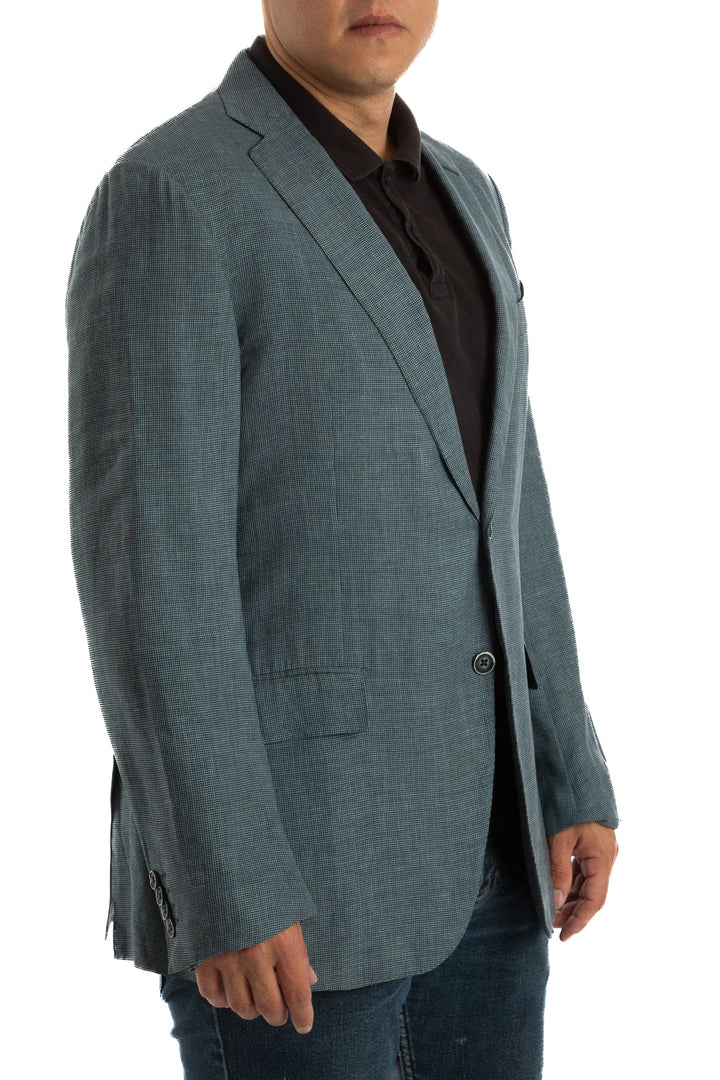 Saco Ermenegildo Zegna azul, vista posterior – ClosetRehab