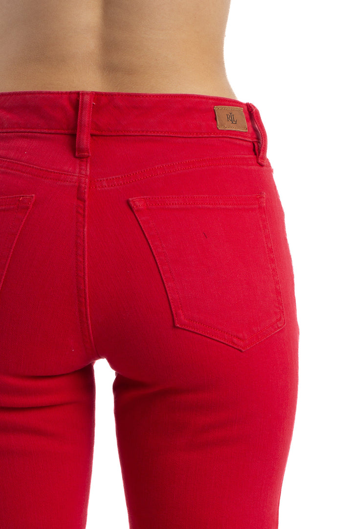 Jeans Polo Ralph Lauren rojo, detalle – ClosetRehab