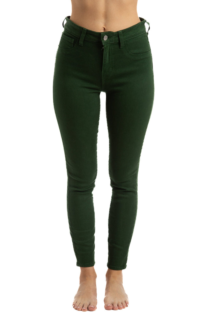 Jeans Lágence verde, vista frontal – ClosetRehab