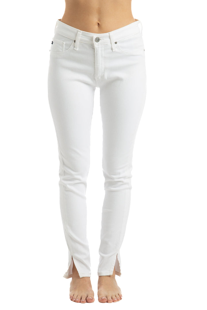 Jeans Adriano Goldschmied blanco, vista frontal – ClosetRehab