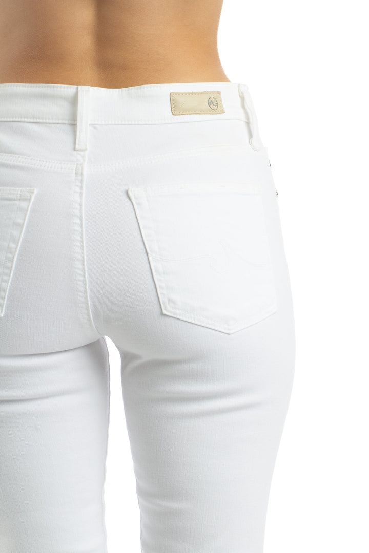 Jeans Adriano Goldschmied blanco, detalle – ClosetRehab