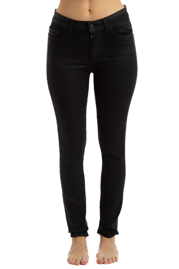 Jeans Paige negro, vista frontal – ClosetRehab