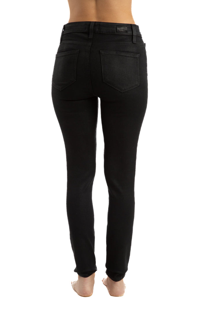 Jeans Paige negro, vista lateral – ClosetRehab