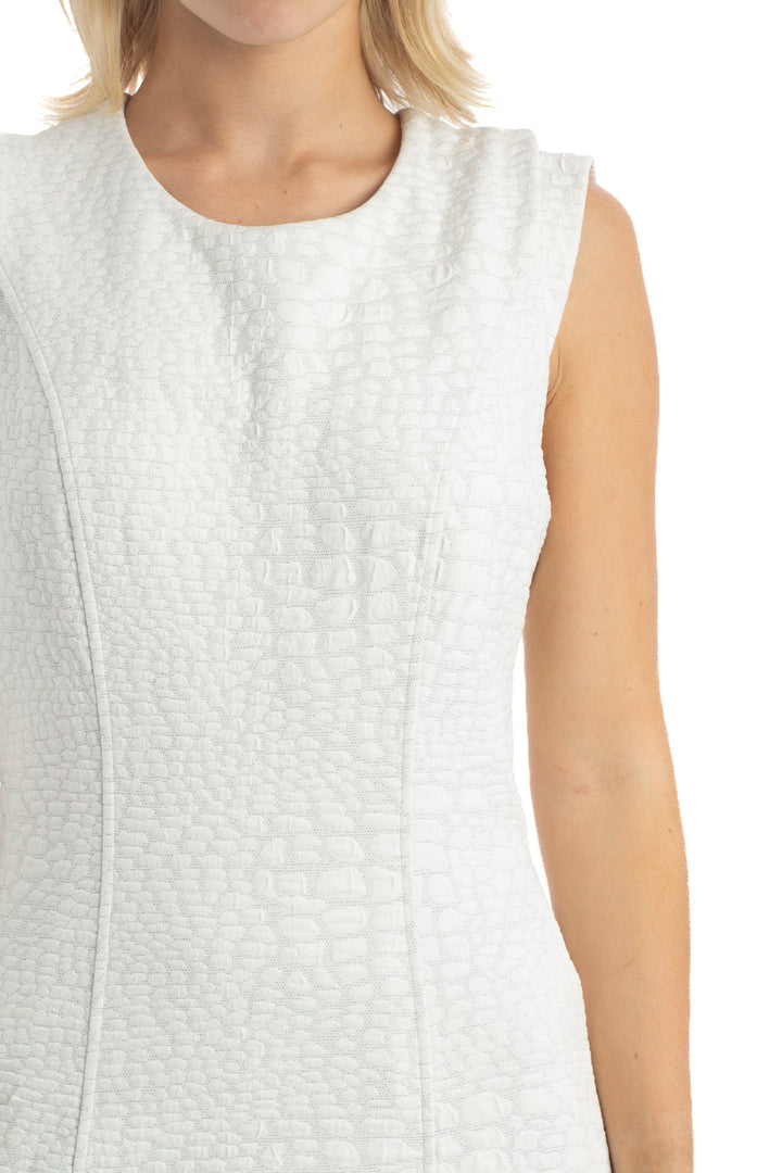 Vestido Madison Kinney blanco, detalle – ClosetRehab