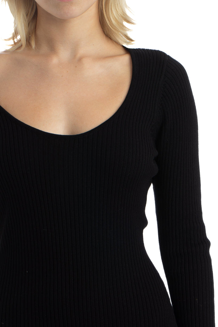 Vestido Guess negro, detalle – ClosetRehab