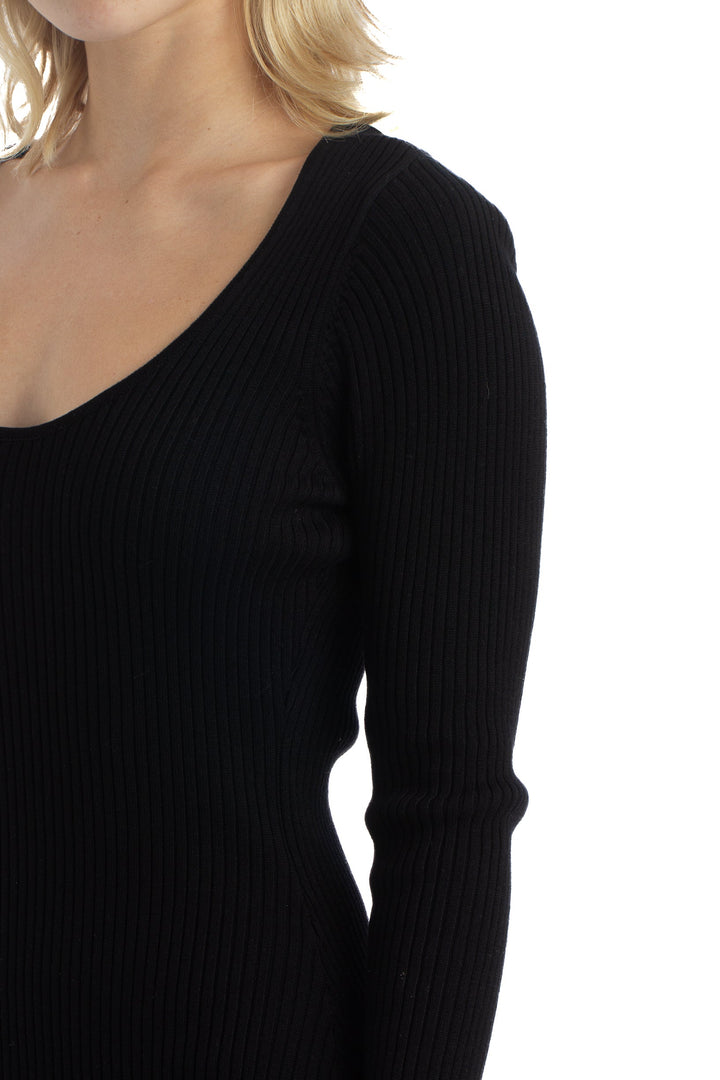 Vestido Guess negro, detalle 5 – ClosetRehab