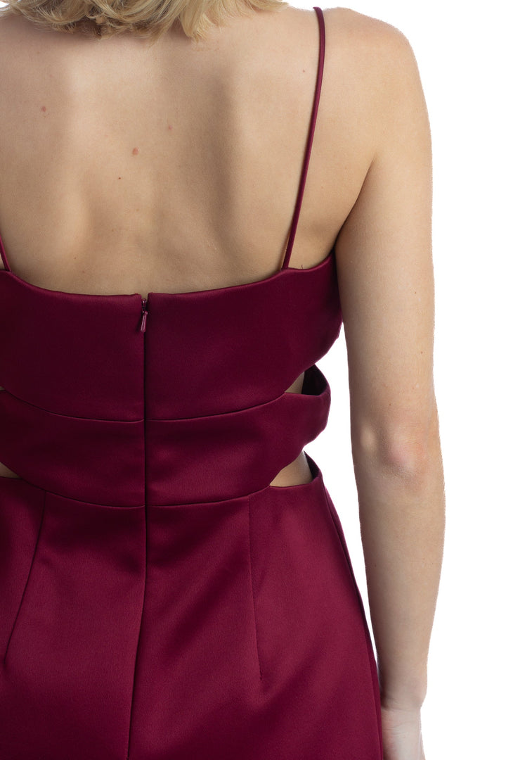 Vestido Cynthia Rowley vino, detalle 6 – ClosetRehab