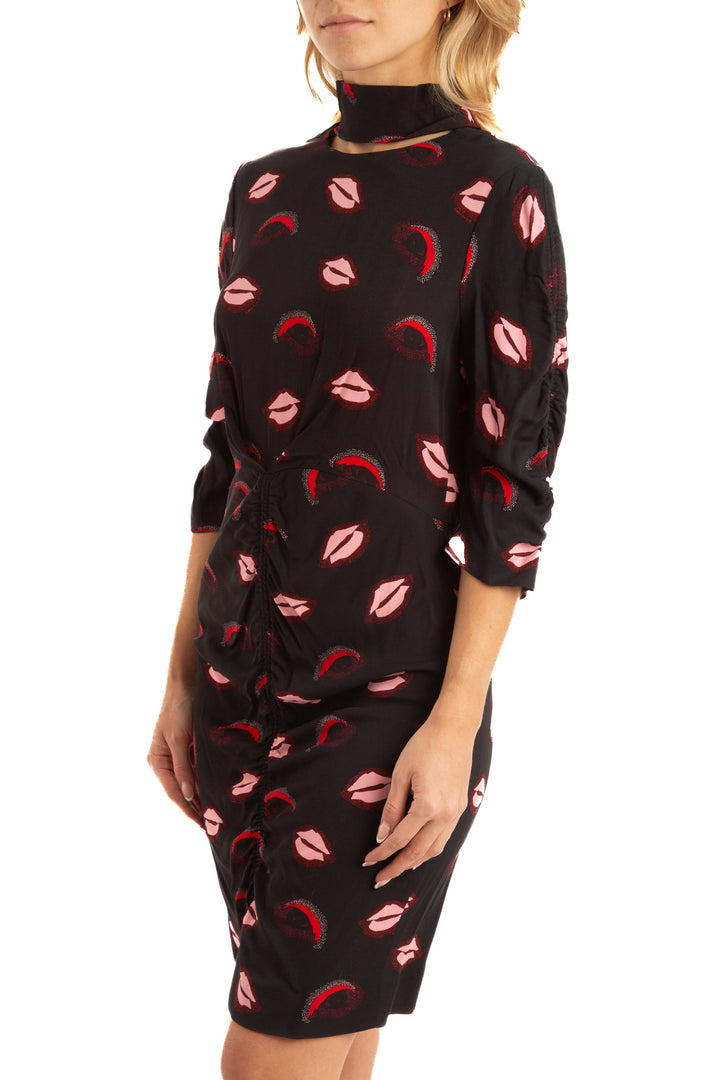 Vestido Bimba y Lola negro, vista posterior – ClosetRehab