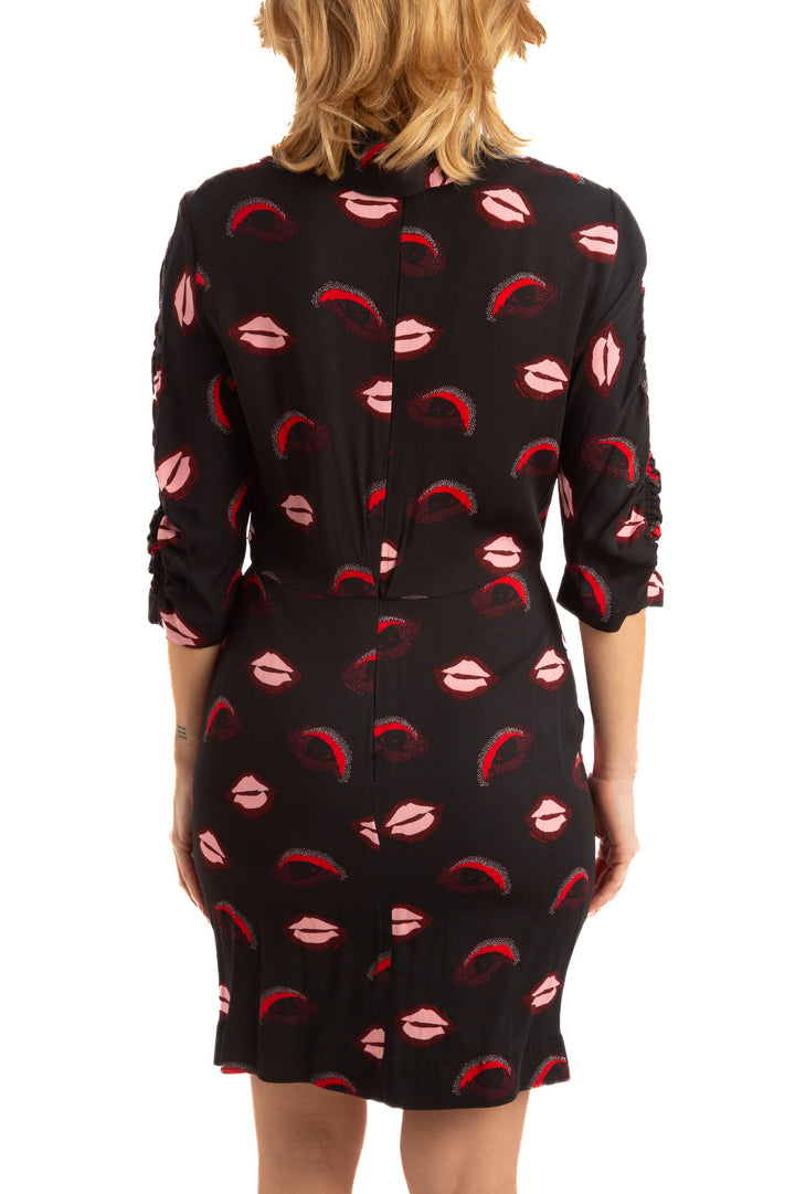 Vestido Bimba y Lola negro, vista lateral – ClosetRehab