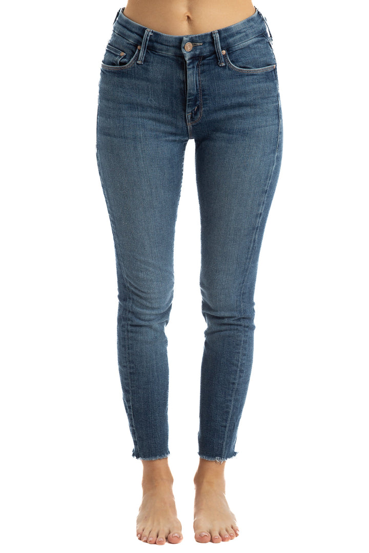 Jeans Mother azul, vista frontal – ClosetRehab