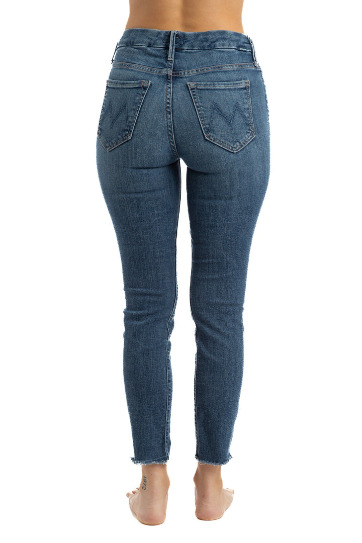 Jeans Mother azul, vista lateral – ClosetRehab