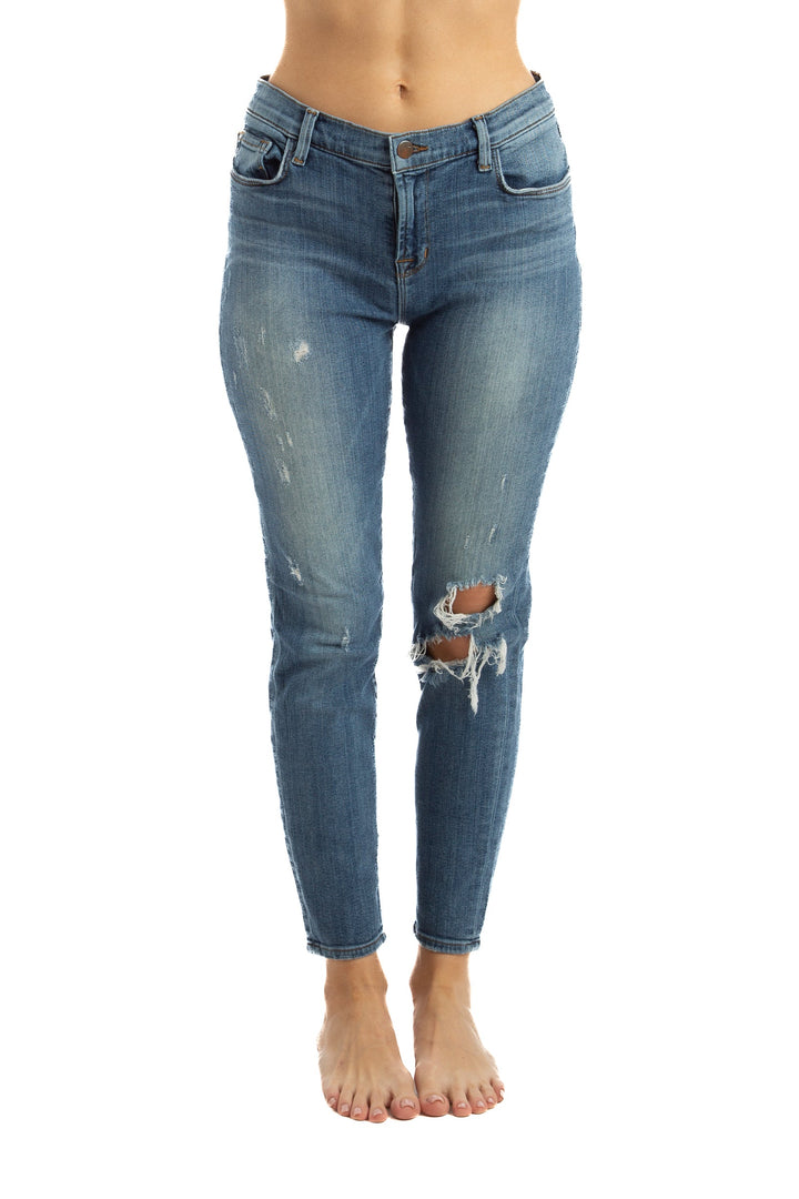 Jeans J Brand azul, vista frontal – ClosetRehab