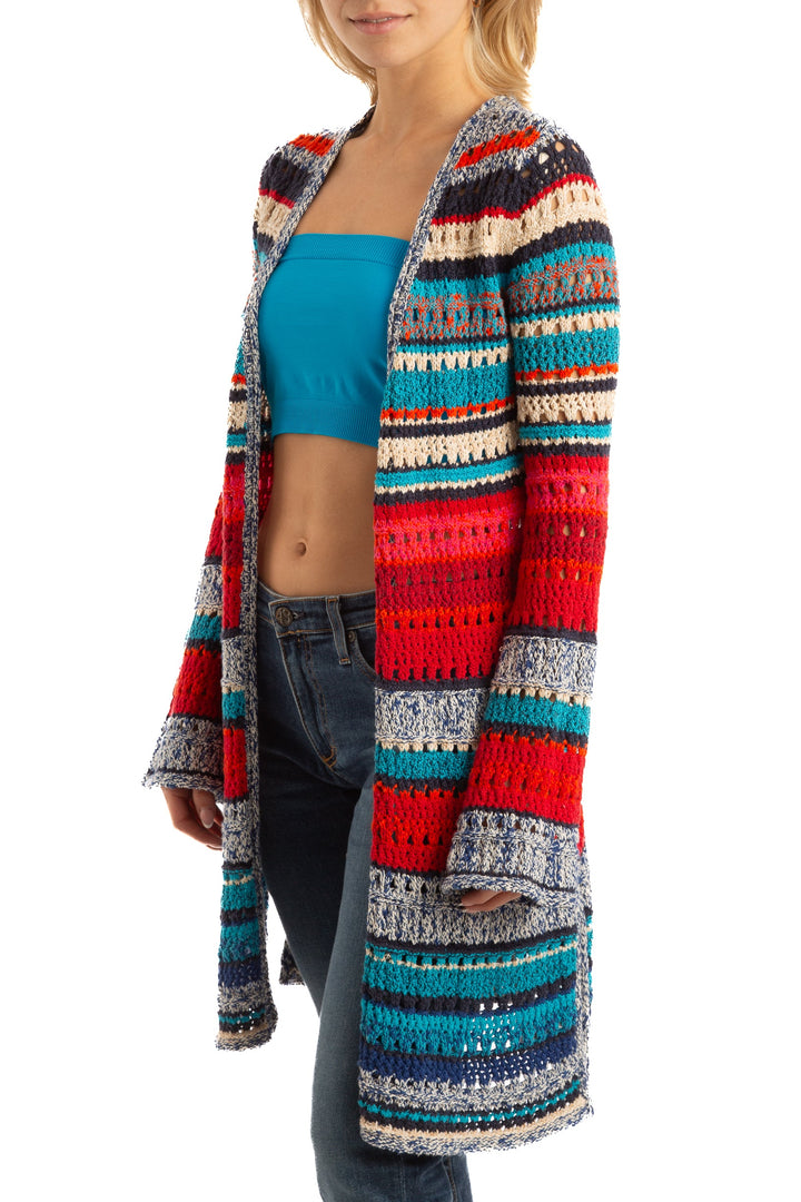 Suéter Lucky Brand azul, vista posterior – ClosetRehab