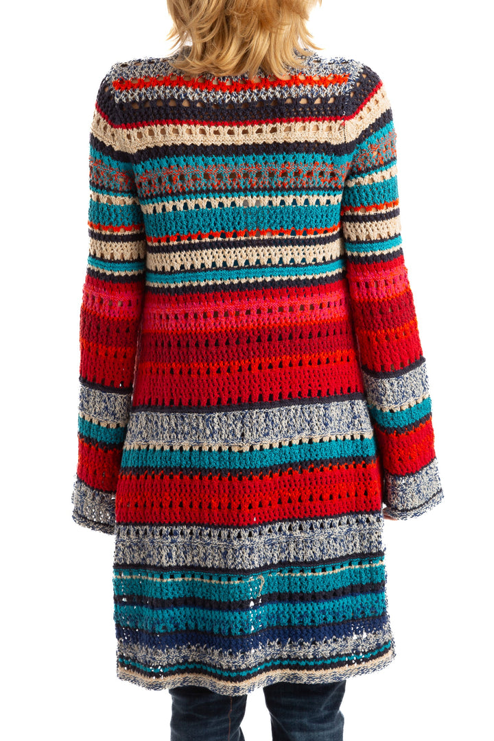 Suéter Lucky Brand azul, vista lateral – ClosetRehab