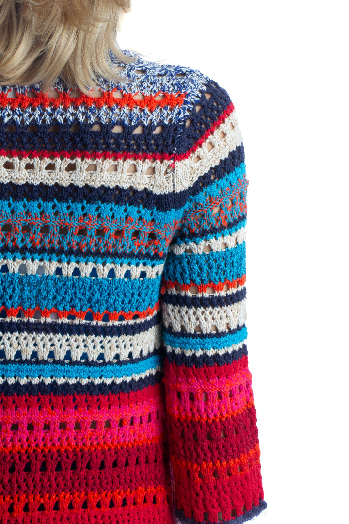 Suéter Lucky Brand azul, detalle 6 – ClosetRehab