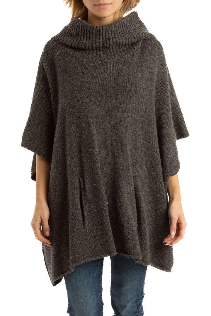 Capa Ann Taylor gris, vista frontal – ClosetRehab