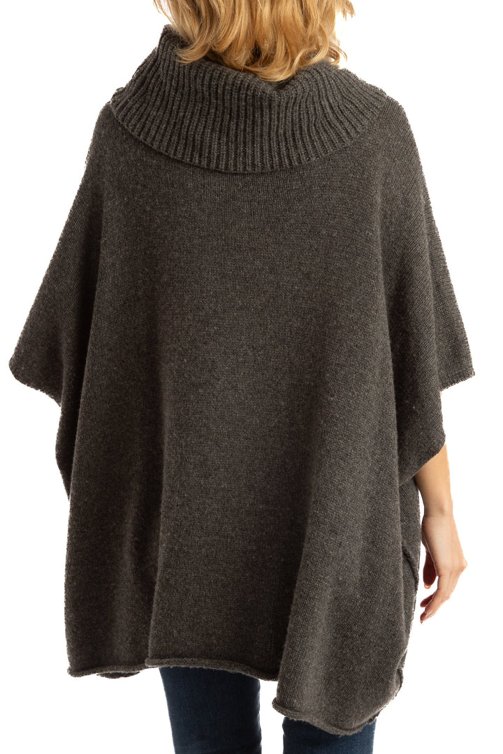 Capa Ann Taylor gris, vista lateral – ClosetRehab