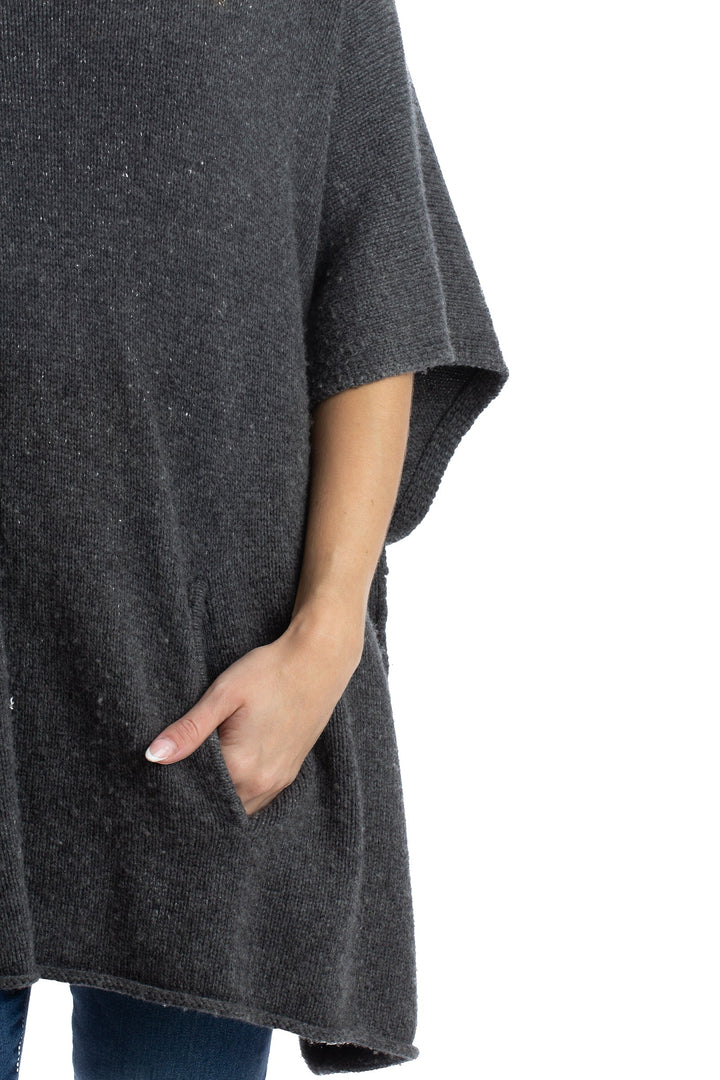 Capa Ann Taylor gris, detalle 5 – ClosetRehab