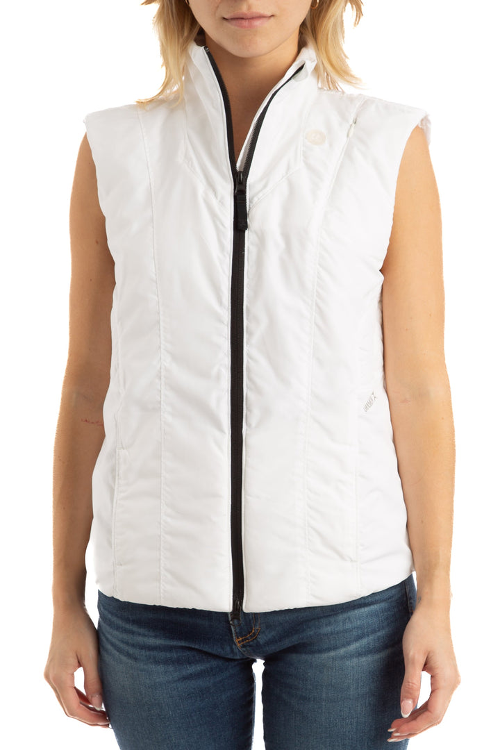 Chaleco Danskin blanco, vista frontal – ClosetRehab