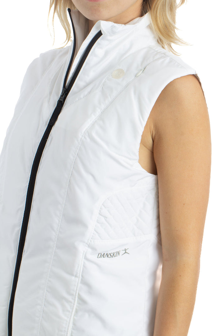 Chaleco Danskin blanco, detalle 5 – ClosetRehab