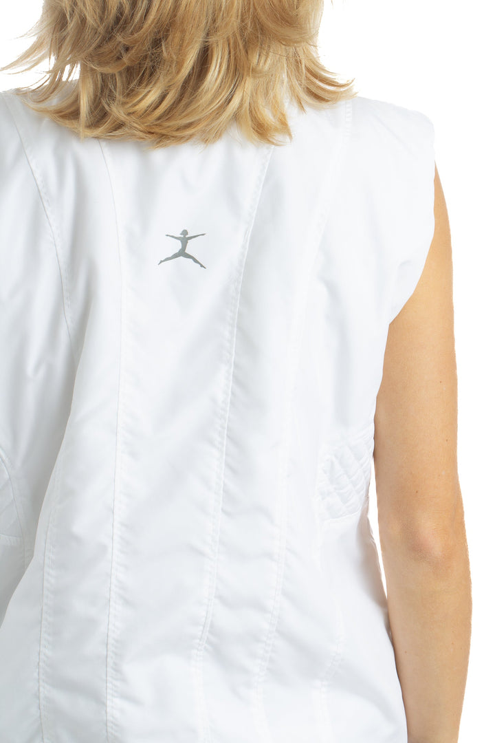 Chaleco Danskin blanco, detalle 6 – ClosetRehab
