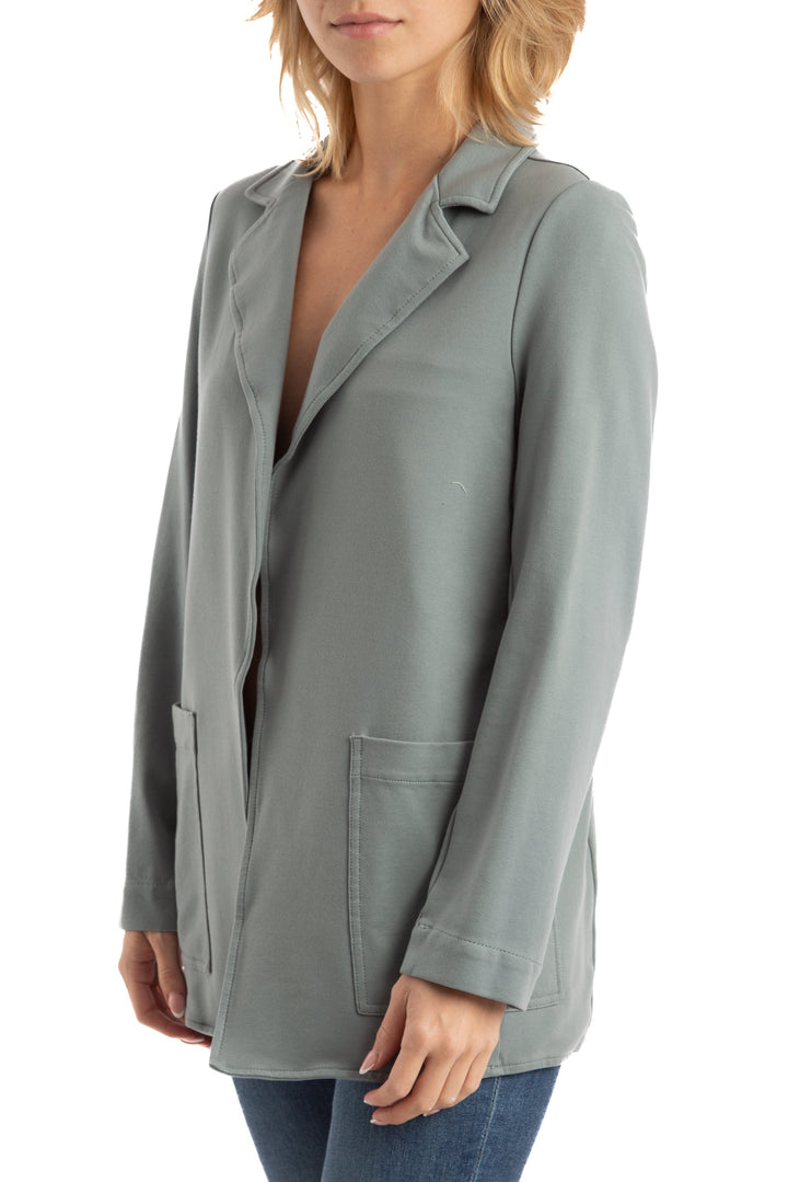 Saco Athleta gris, vista posterior – ClosetRehab
