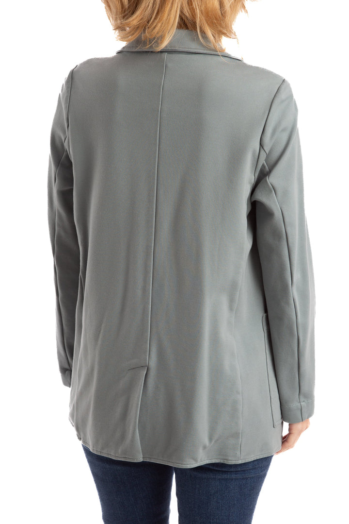 Saco Athleta gris, vista lateral – ClosetRehab