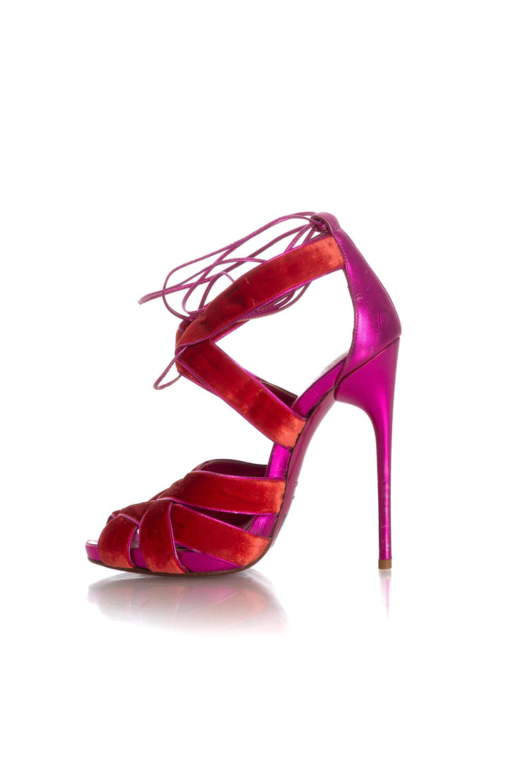 Zapato Tom Ford morado, vista lateral – ClosetRehab