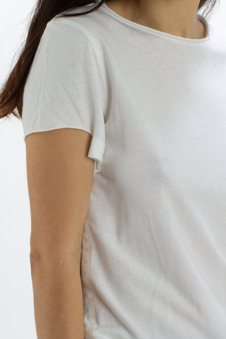 Blusa Helmut Lang blanco, detalle 5 – ClosetRehab