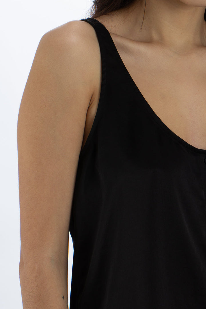 Blusa 7 for All Mankind negro, detalle 5 – ClosetRehab