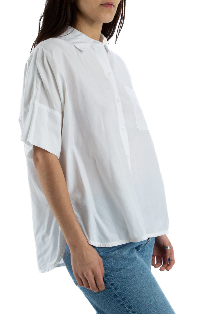 Blusa Madewell blanco, vista posterior – ClosetRehab