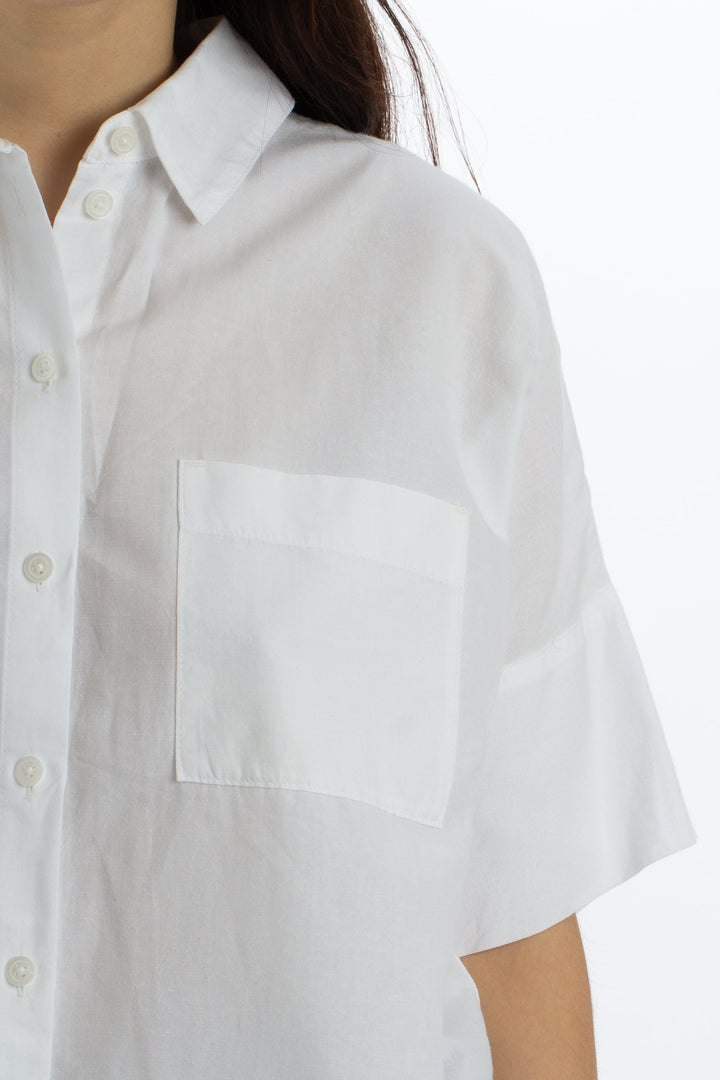 Blusa Madewell blanco, detalle – ClosetRehab