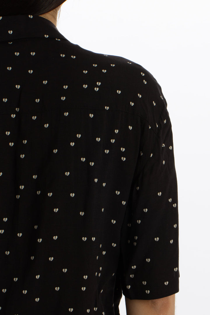 Blusa All Saints negro, detalle 6 – ClosetRehab