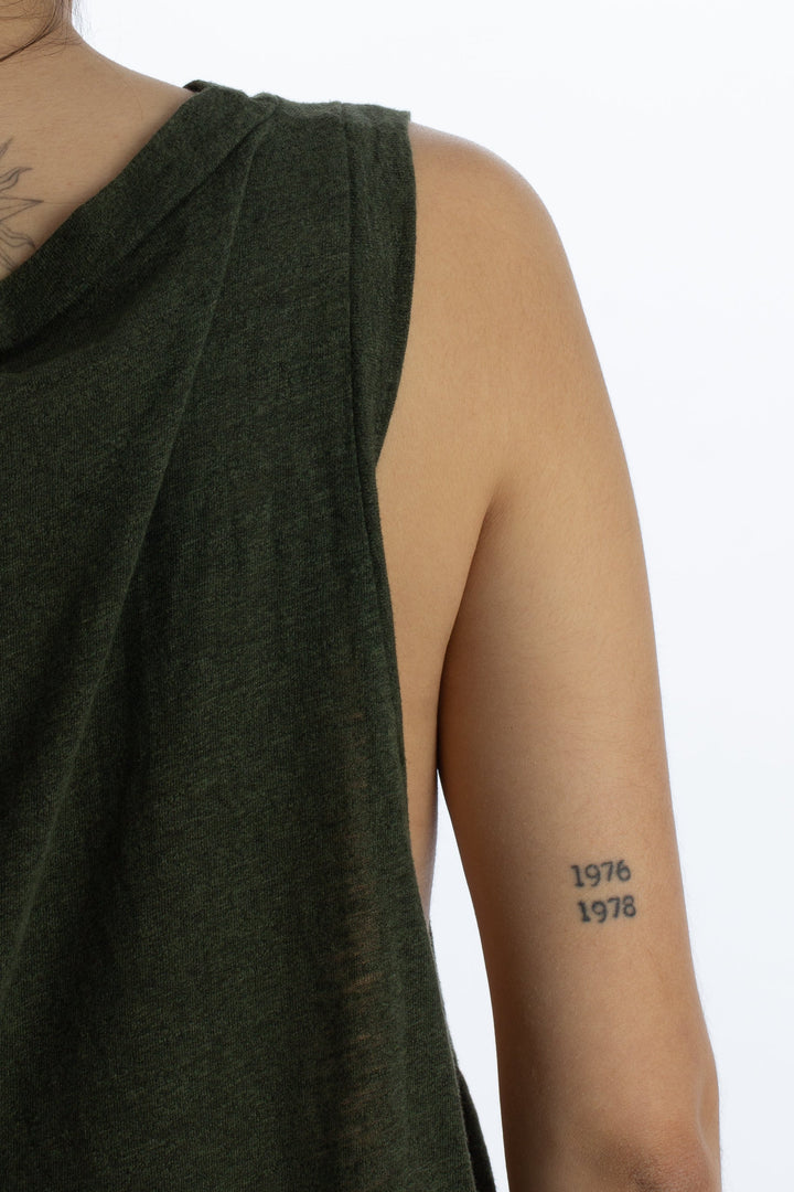 Blusa 7 for All Mankind verde, detalle 6 – ClosetRehab