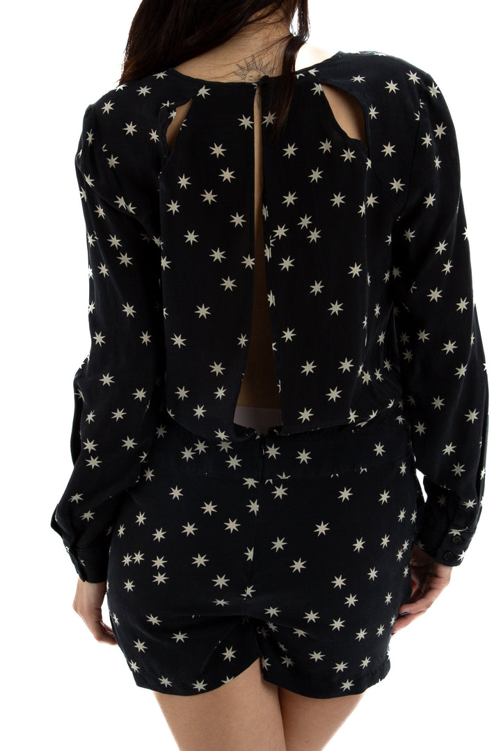 Vestido Pam & Gela negro, vista lateral – ClosetRehab