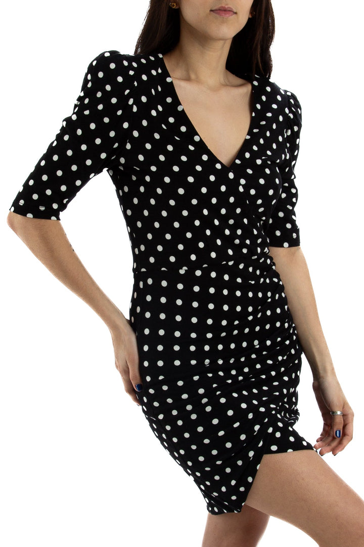 Vestido Alice + Olivia negro, vista posterior – ClosetRehab
