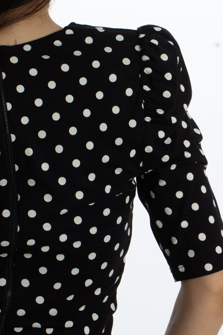 Vestido Alice + Olivia negro, detalle 6 – ClosetRehab
