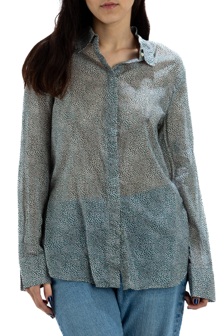 Blusa Foley's azul, vista frontal – ClosetRehab