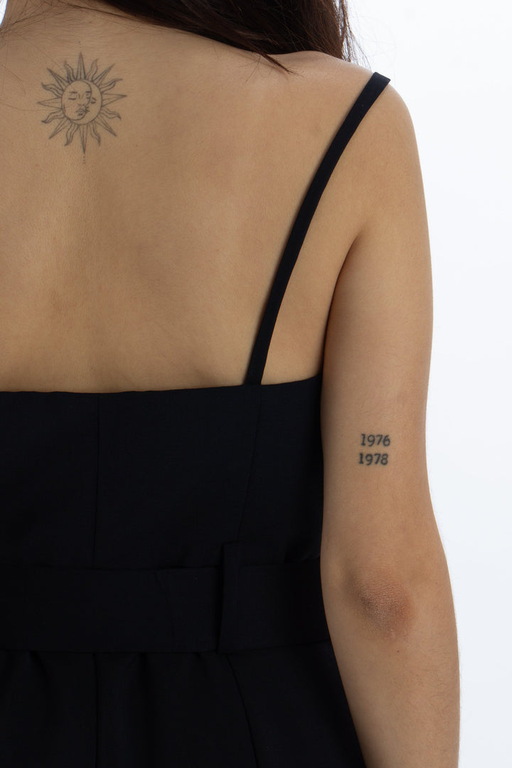 Vestido Mango negro, detalle 6 – ClosetRehab