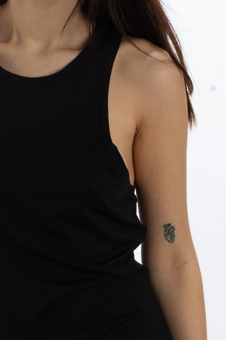 Vestido Leith negro, detalle – ClosetRehab